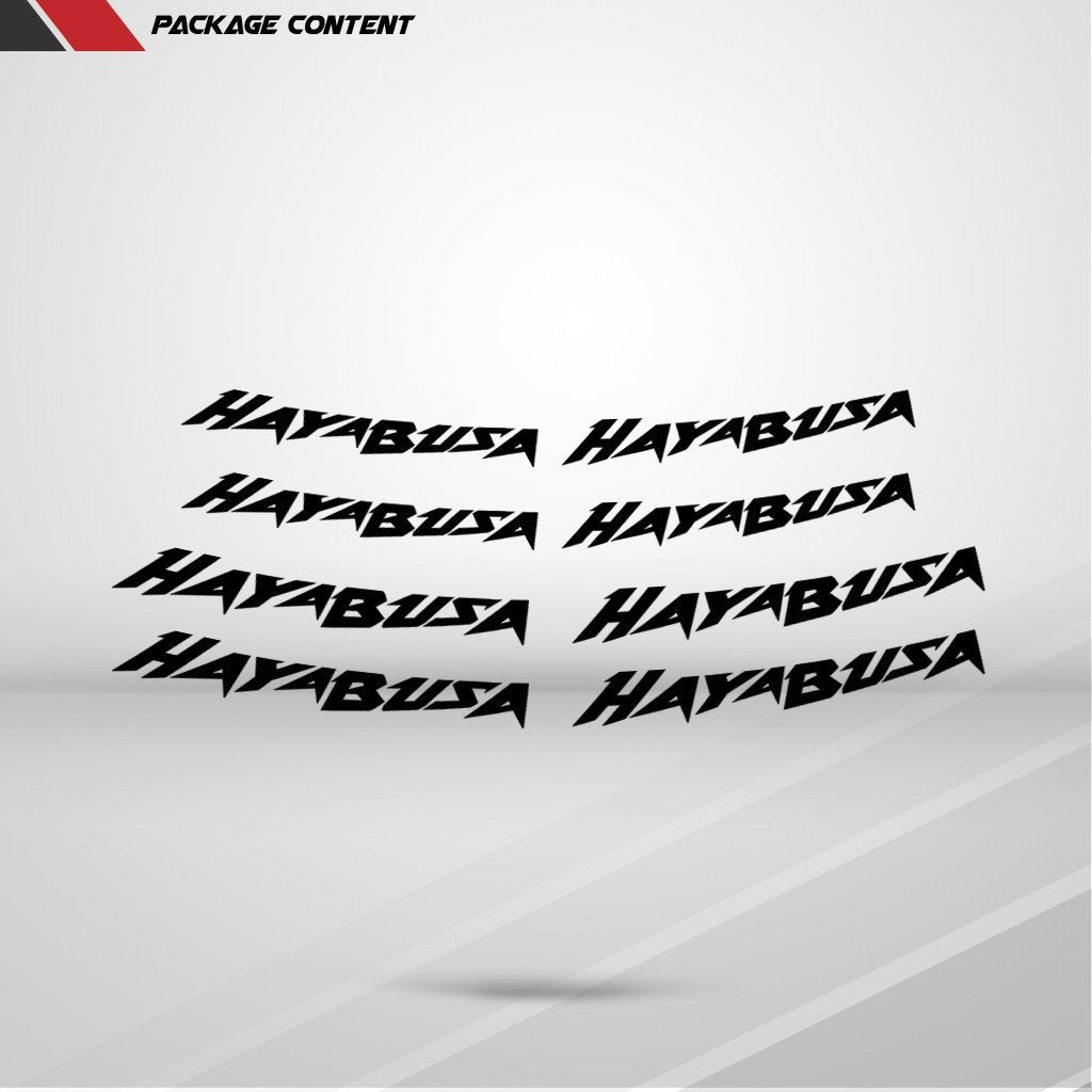 Dual Pack Inner Rim Tape Sticker Decal for Suzuki Hayabusa - Motorcycle stickers and decals