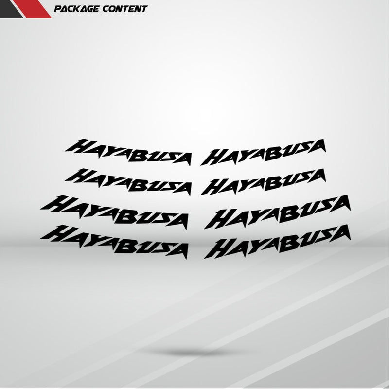 Dual Pack Inner Rim Tape Sticker Decal for Suzuki Hayabusa - Motorcycle stickers and decals