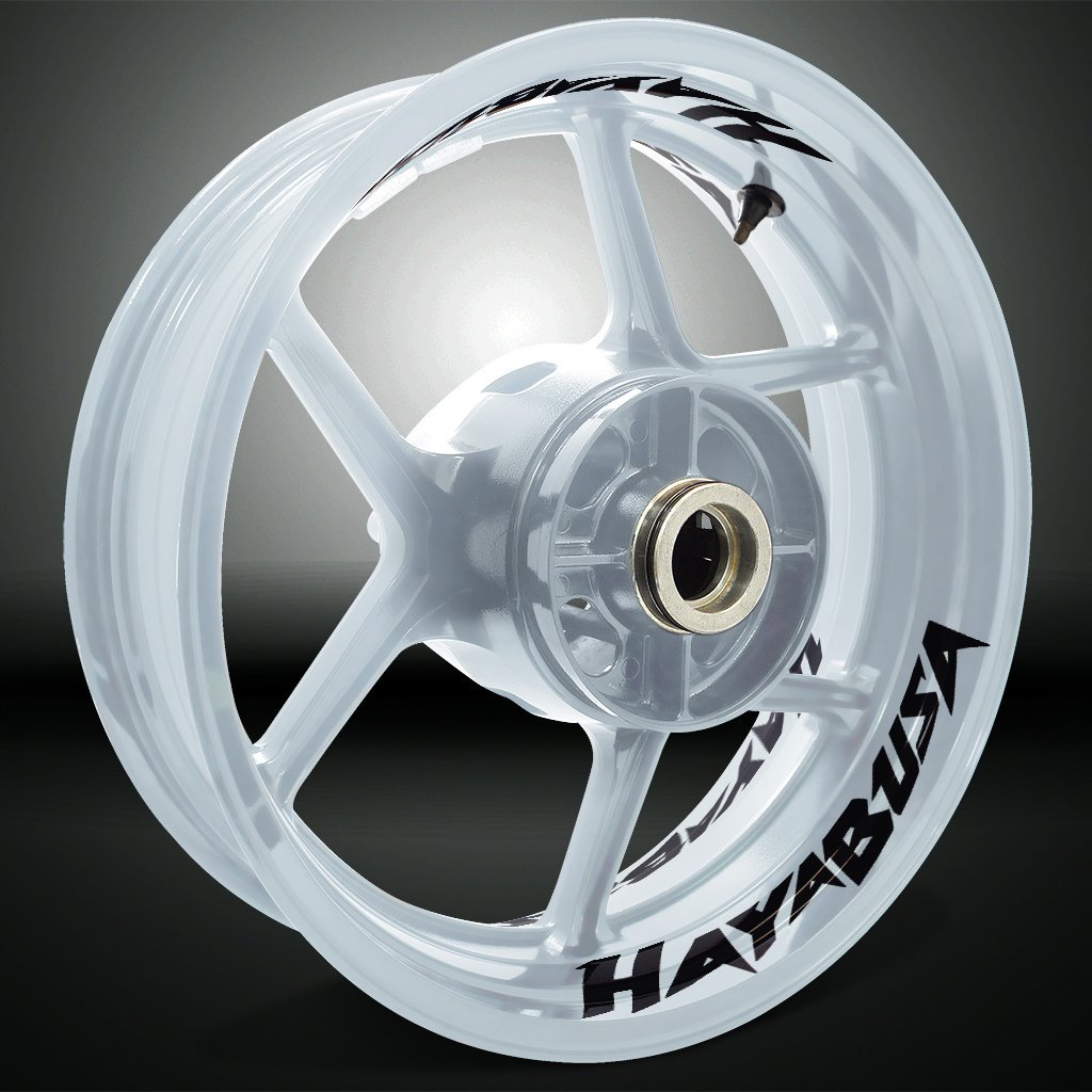 Dual Pack Inner Rim Tape Sticker Decal for Suzuki Hayabusa - Motorcycle stickers and decals