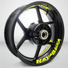 Dual Pack Inner Rim Tape Sticker Decal for Suzuki Hayabusa - Motorcycle stickers and decals