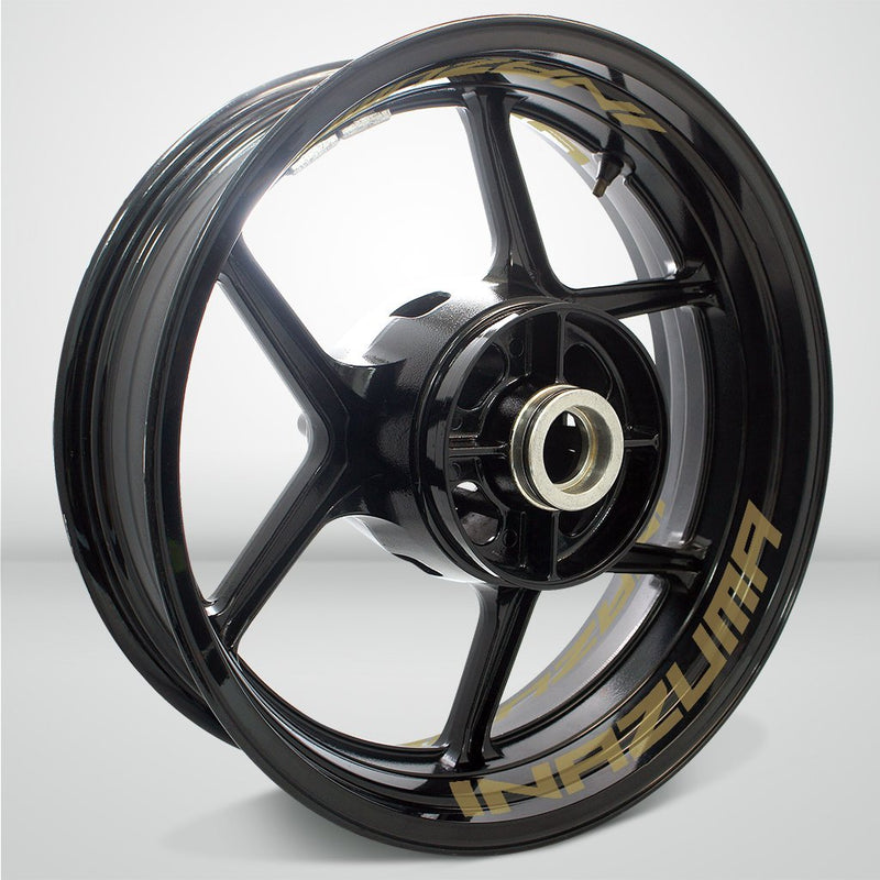 Dual Pack Inner Rim Tape Sticker Decal for Suzuki Inazuma - Motorcycle stickers and decals