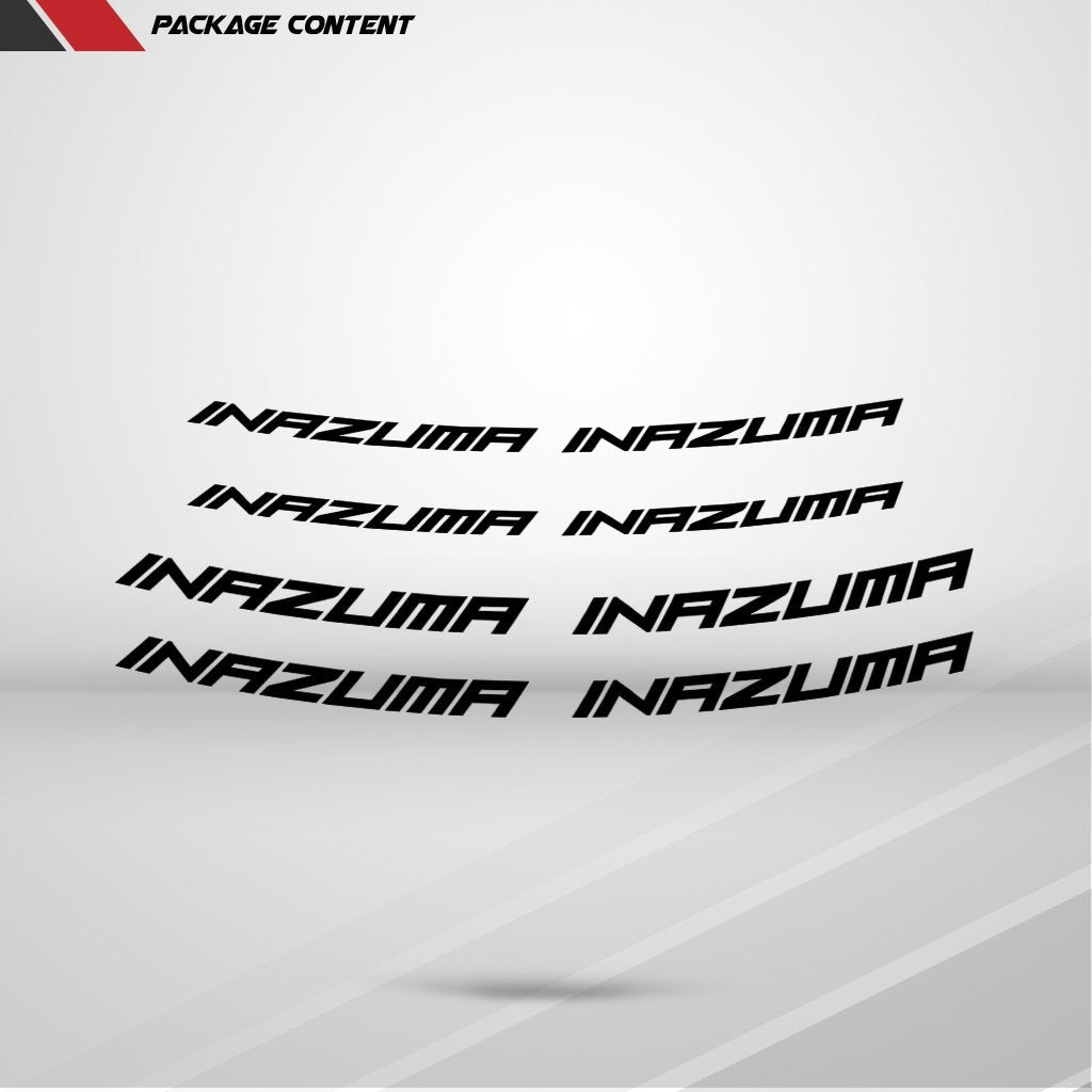 Dual Pack Inner Rim Tape Sticker Decal for Suzuki Inazuma - Motorcycle stickers and decals