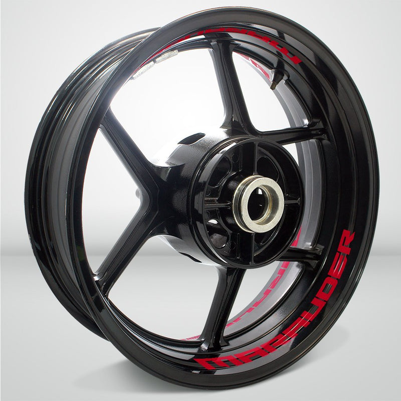 Dual Pack Inner Rim Tape Sticker Decal for Suzuki Marauder - Motorcycle stickers and decals