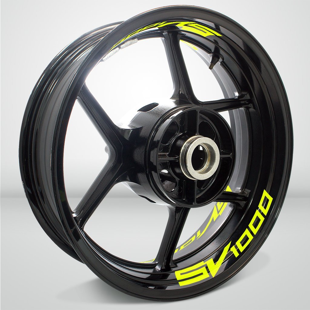 Dual Pack Inner Rim Tape Sticker Decal for Suzuki SV 1000 - Motorcycle stickers and decals
