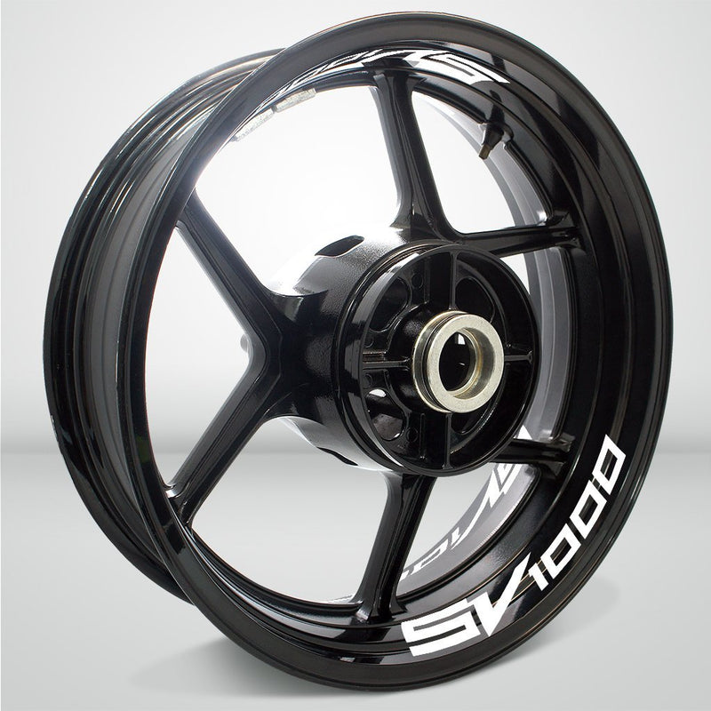 Dual Pack Inner Rim Tape Sticker Decal for Suzuki SV 1000 - Motorcycle stickers and decals