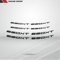 Dual Pack Inner Rim Tape Sticker Decal for Suzuki Vstrom 650XT - Motorcycle stickers and decals