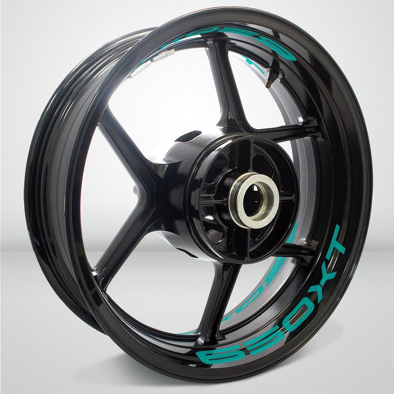 Dual Pack Inner Rim Tape Sticker Decal for Suzuki Vstrom 650XT - Motorcycle stickers and decals