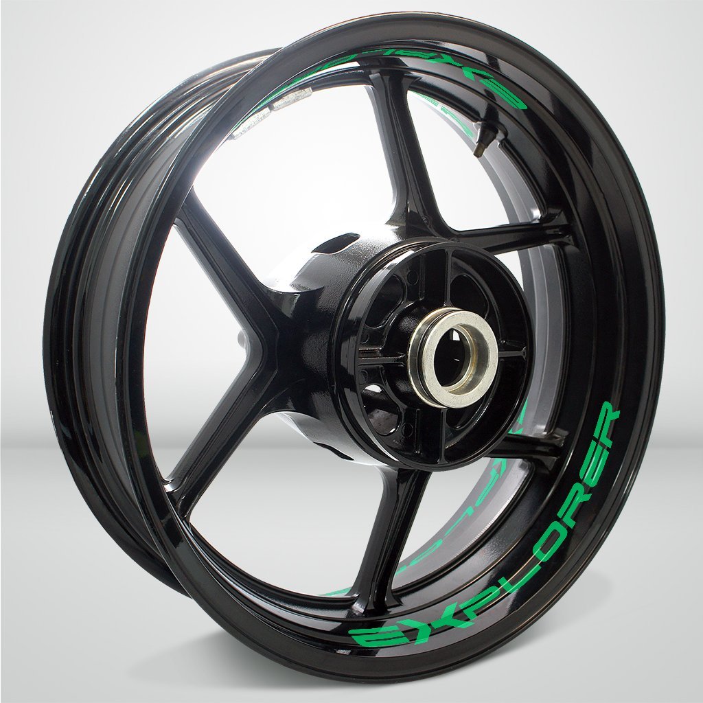 Dual Pack Inner Rim Tape Sticker Decal for Triumph Explorer - Motorcycle stickers and decals