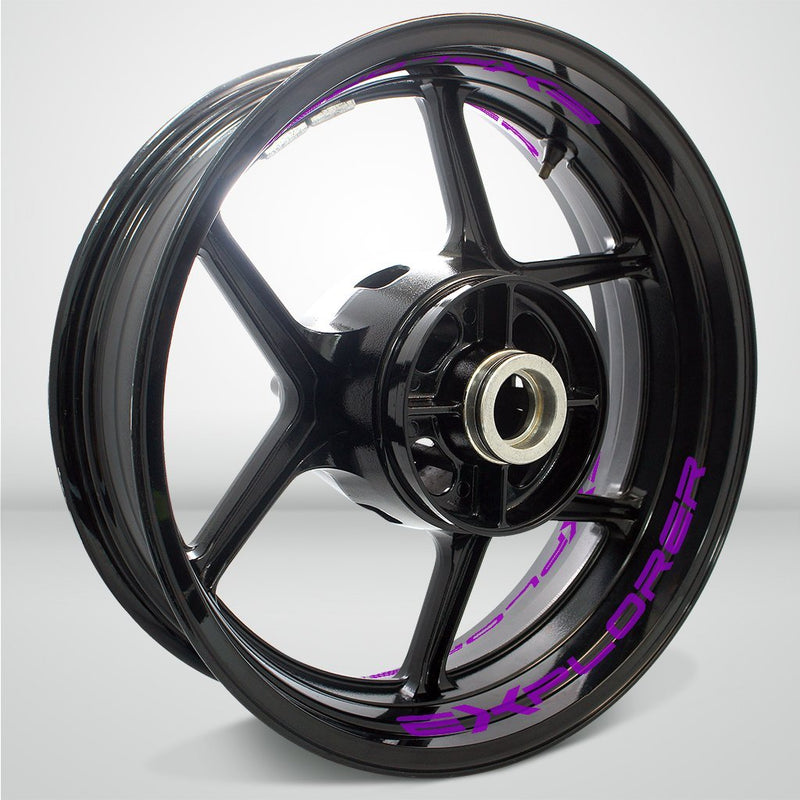 Dual Pack Inner Rim Tape Sticker Decal for Triumph Explorer - Motorcycle stickers and decals