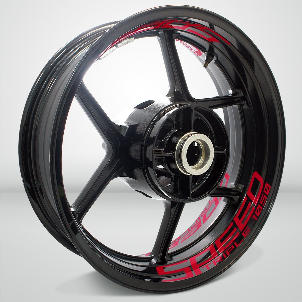 Dual Pack Inner Rim Tape Sticker Decal for Triumph Speed Triple 1050 - Motorcycle stickers and decals