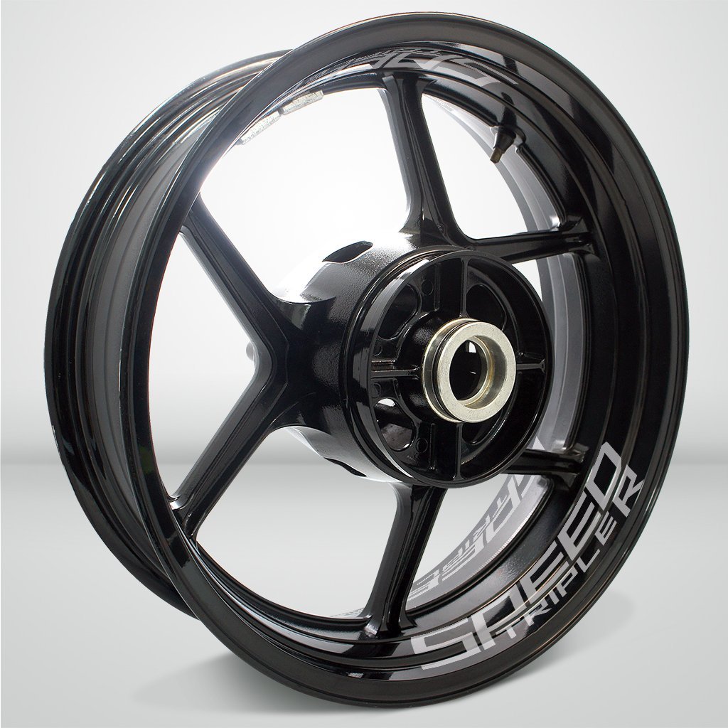 Dual Pack Inner Rim Tape Sticker Decal for Triumph Speed Triple R - Motorcycle stickers and decals