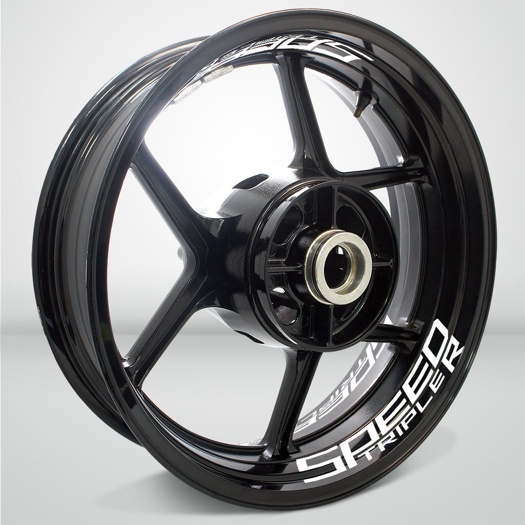 Dual Pack Inner Rim Tape Sticker Decal for Triumph Speed Triple R - Motorcycle stickers and decals