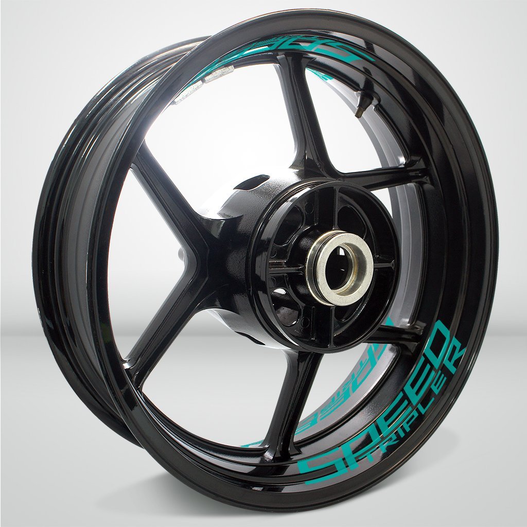 Dual Pack Inner Rim Tape Sticker Decal for Triumph Speed Triple R - Motorcycle stickers and decals