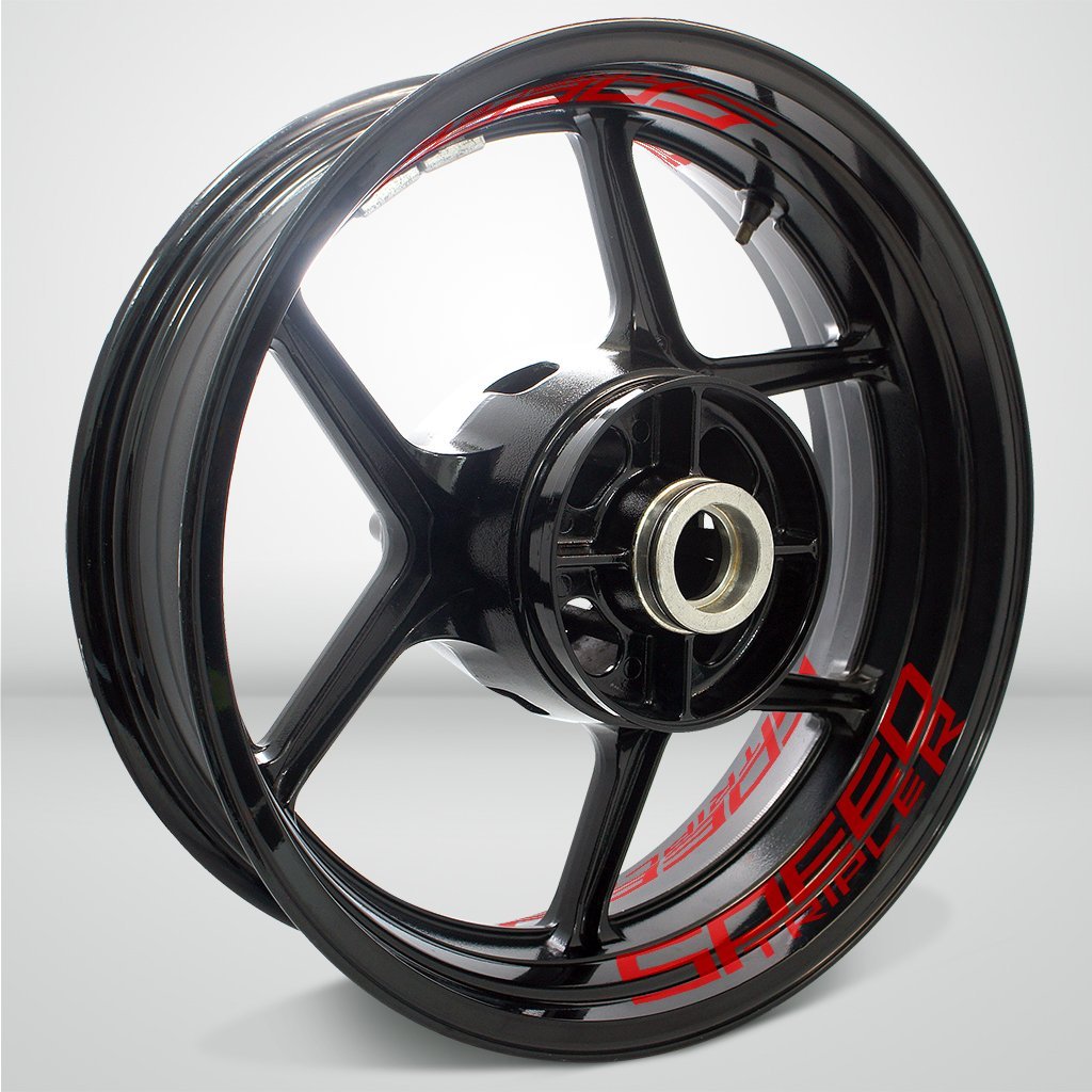 Dual Pack Inner Rim Tape Sticker Decal for Triumph Speed Triple R - Motorcycle stickers and decals