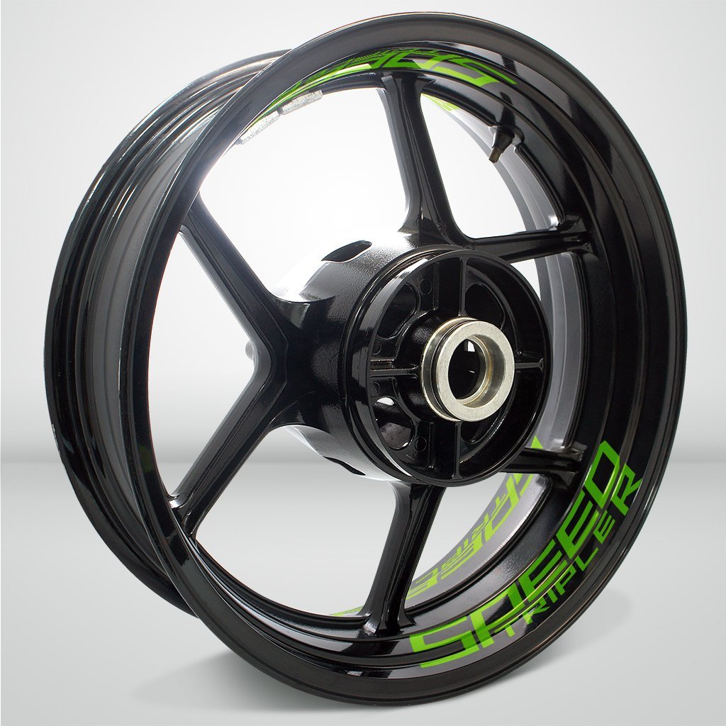 Dual Pack Inner Rim Tape Sticker Decal for Triumph Speed Triple R - Motorcycle stickers and decals