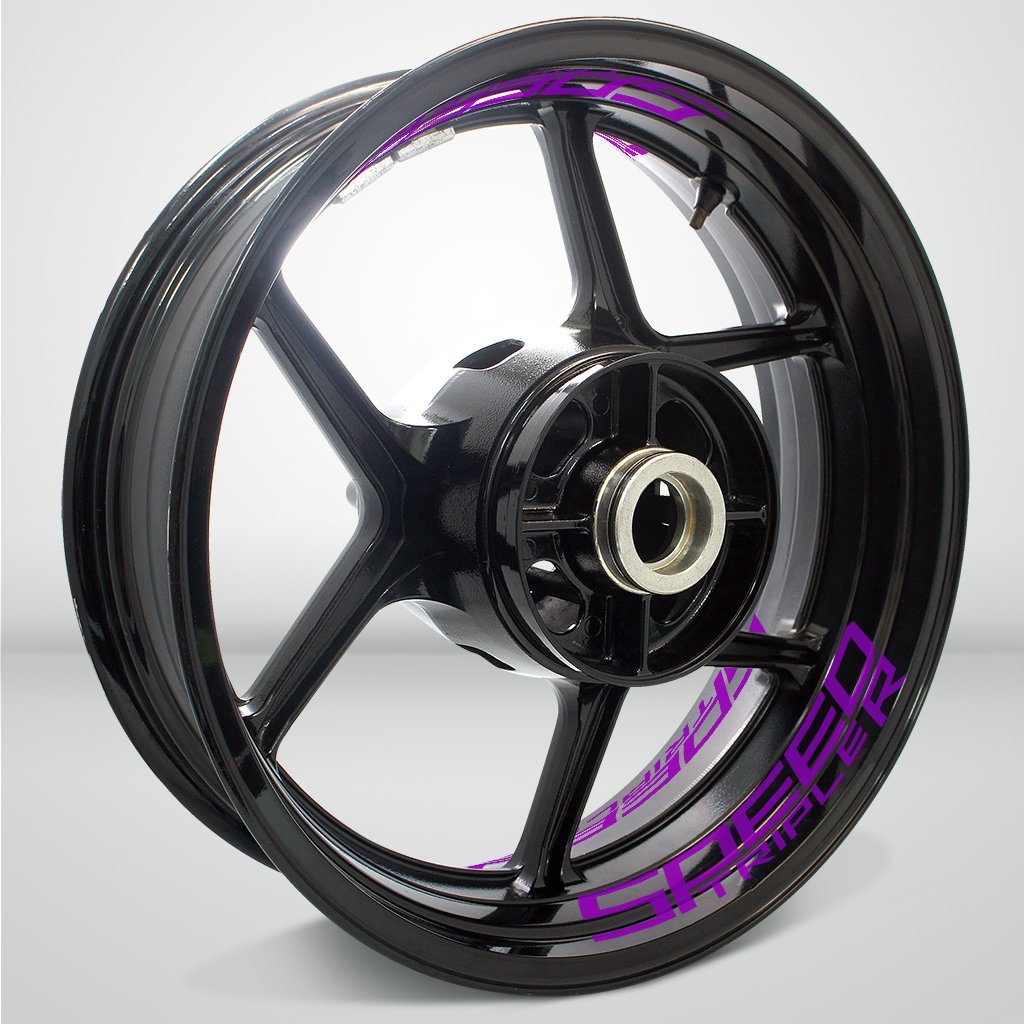 Dual Pack Inner Rim Tape Sticker Decal for Triumph Speed Triple R - Motorcycle stickers and decals