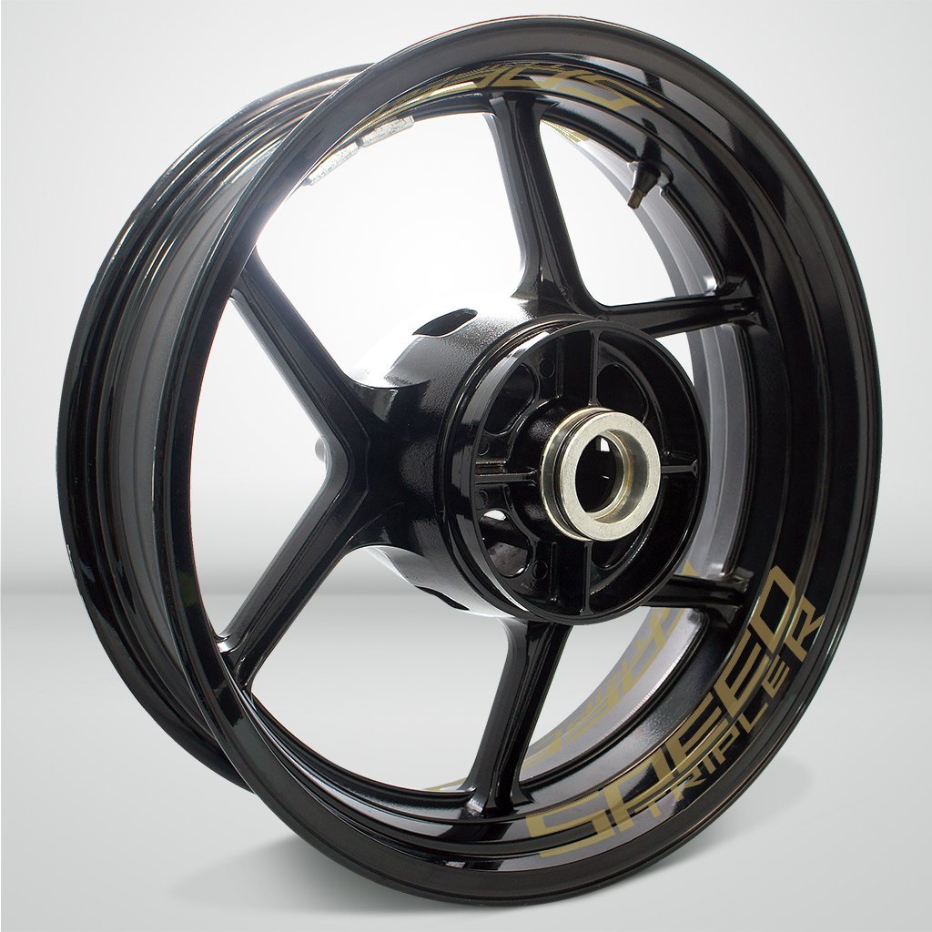 Dual Pack Inner Rim Tape Sticker Decal for Triumph Speed Triple R - Motorcycle stickers and decals