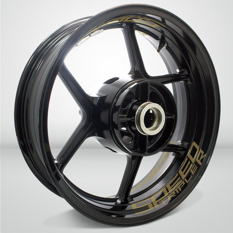Dual Pack Inner Rim Tape Sticker Decal for Triumph Speed Triple R - Motorcycle stickers and decals