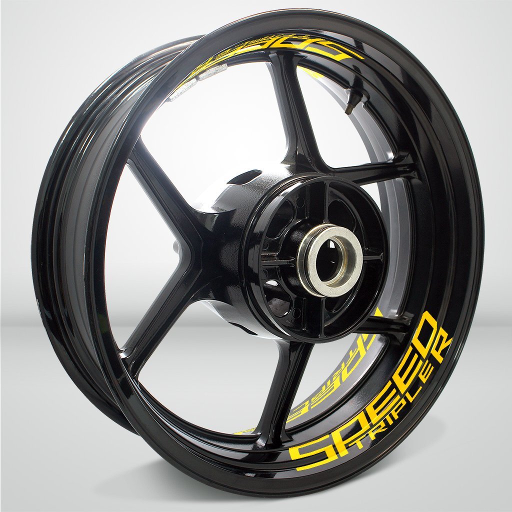 Dual Pack Inner Rim Tape Sticker Decal for Triumph Speed Triple R - Motorcycle stickers and decals