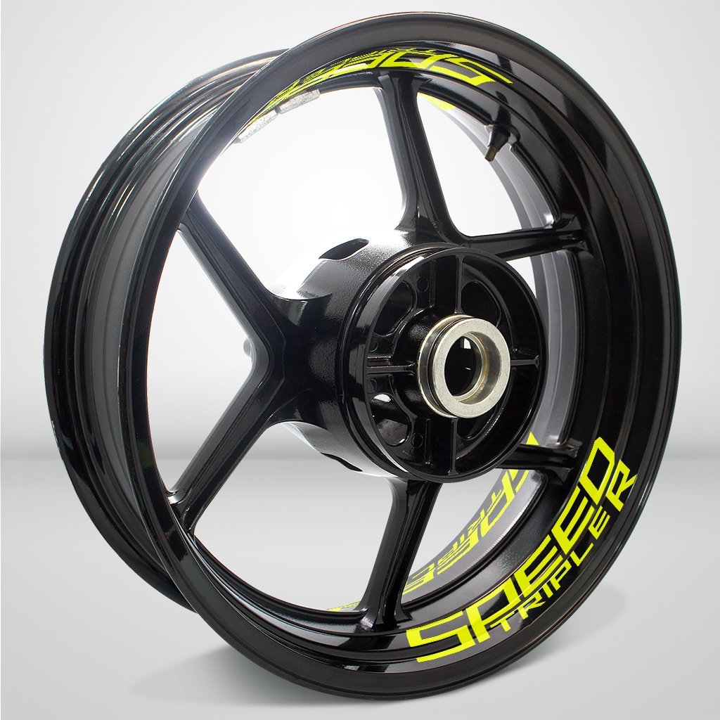 Dual Pack Inner Rim Tape Sticker Decal for Triumph Speed Triple R - Motorcycle stickers and decals