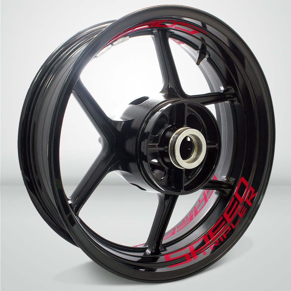 Dual Pack Inner Rim Tape Sticker Decal for Triumph Speed Triple R - Motorcycle stickers and decals