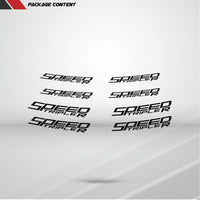 Dual Pack Inner Rim Tape Sticker Decal for Triumph Speed Triple R - Motorcycle stickers and decals