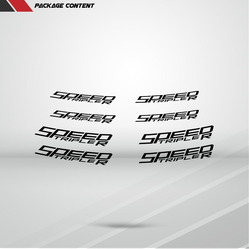 Dual Pack Inner Rim Tape Sticker Decal for Triumph Speed Triple R - Motorcycle stickers and decals