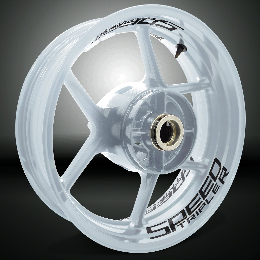 Dual Pack Inner Rim Tape Sticker Decal for Triumph Speed Triple R - Motorcycle stickers and decals