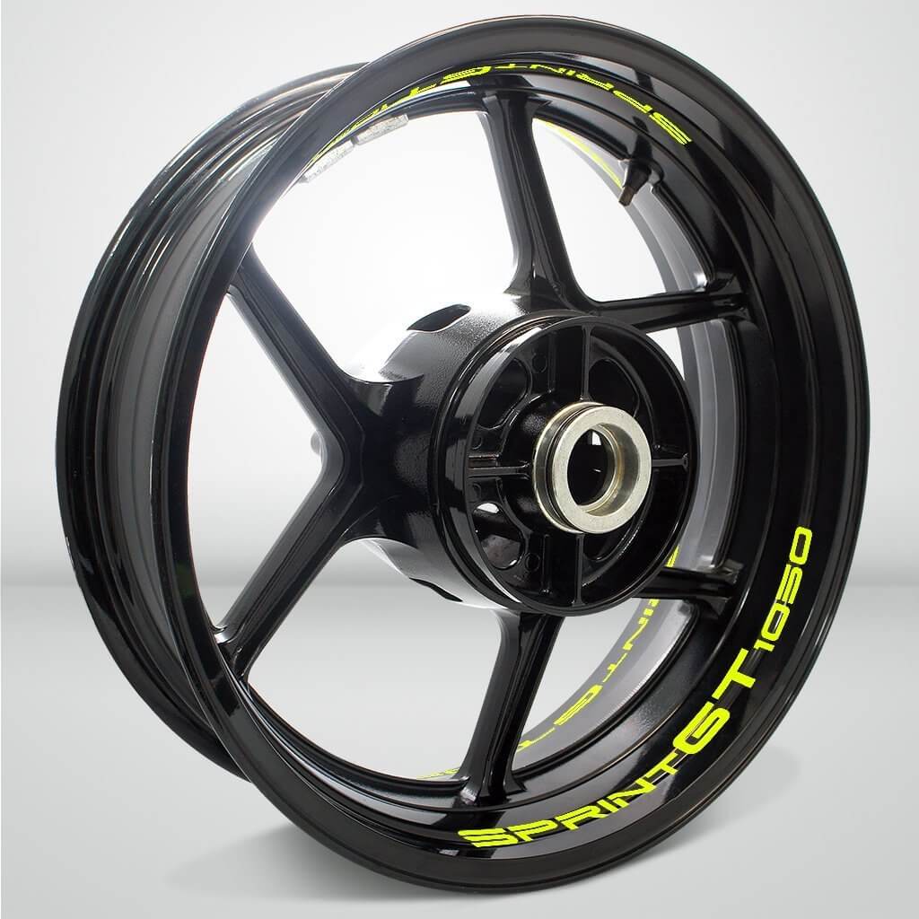 Dual Pack Inner Rim Tape Sticker Decal for Triumph Sprint 1050 GT - Motorcycle stickers and decals