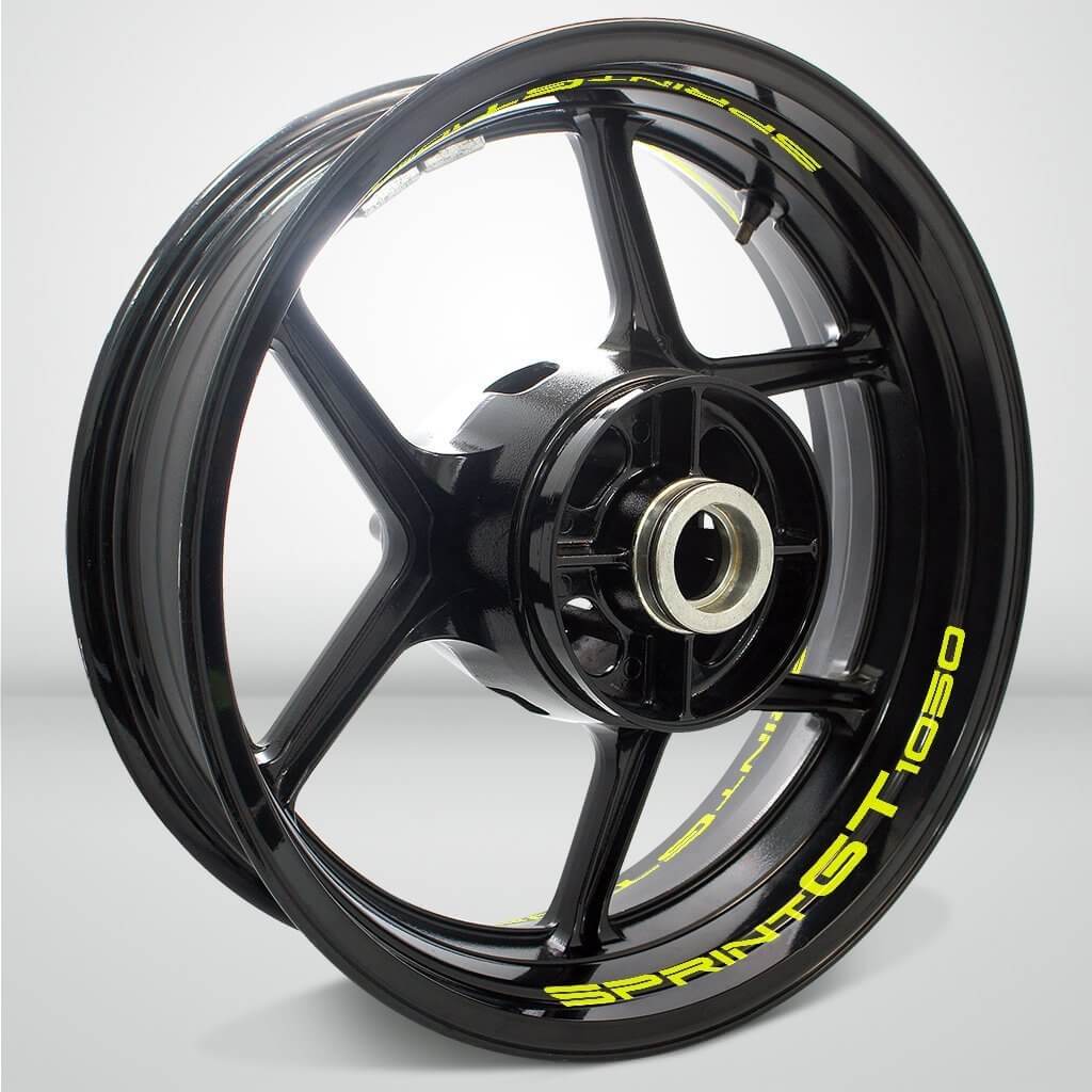 Dual Pack Inner Rim Tape Sticker Decal for Triumph Sprint 1050 GT - Motorcycle stickers and decals