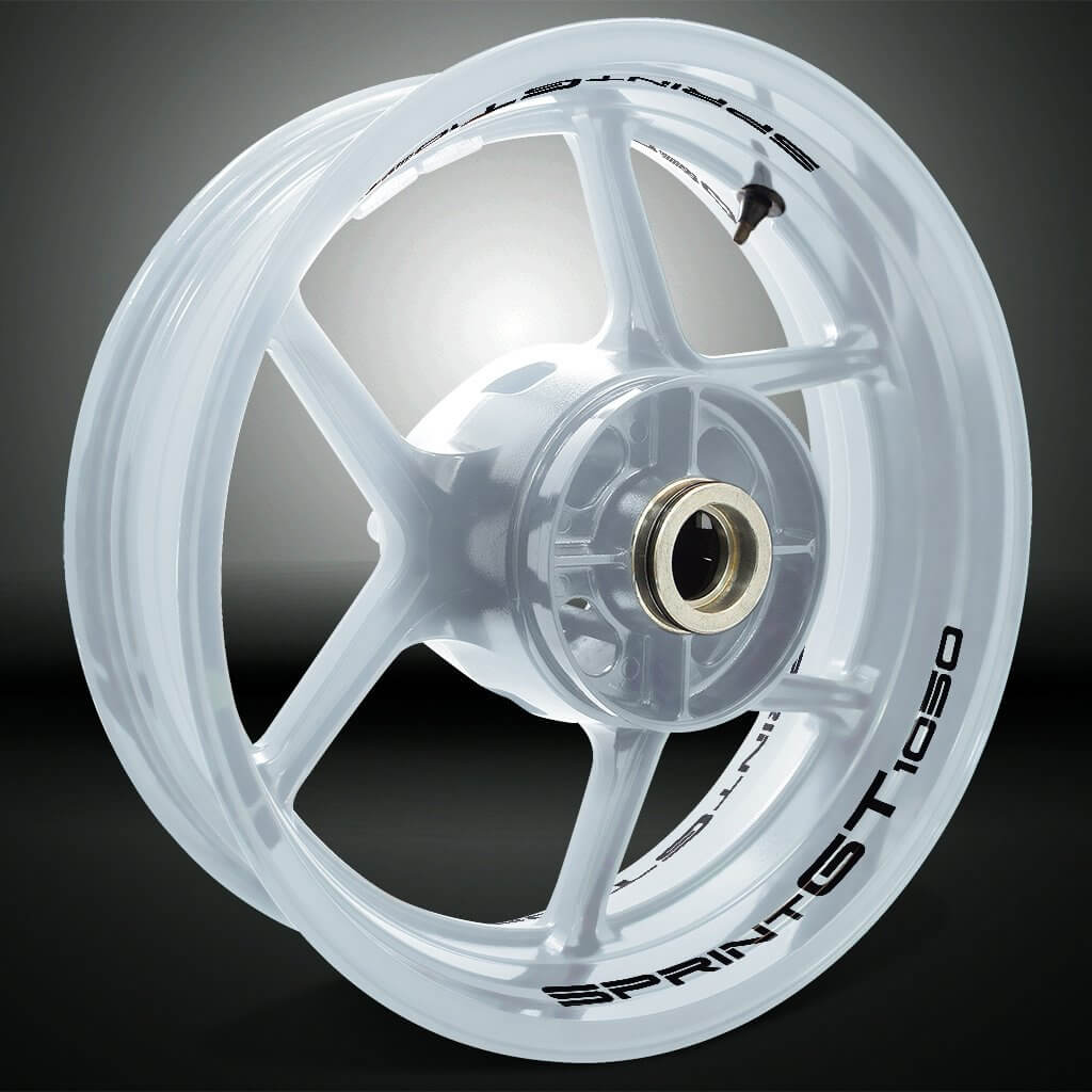 Dual Pack Inner Rim Tape Sticker Decal for Triumph Sprint 1050 GT - Motorcycle stickers and decals