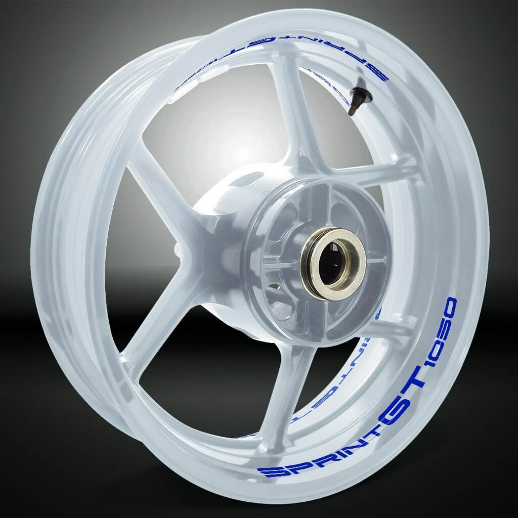 Dual Pack Inner Rim Tape Sticker Decal for Triumph Sprint 1050 GT - Motorcycle stickers and decals