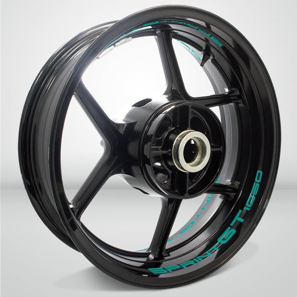 Dual Pack Inner Rim Tape Sticker Decal for Triumph Sprint 1050 GT - Motorcycle stickers and decals