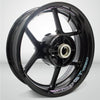 Dual Pack Inner Rim Tape Sticker Decal for Triumph Sprint 1050 GT - Motorcycle stickers and decals