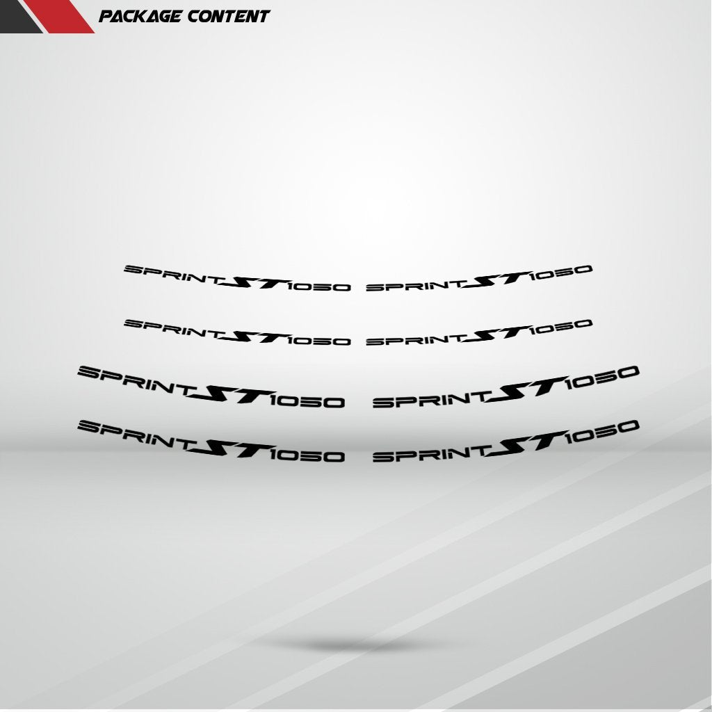 Dual Pack Inner Rim Tape Sticker Decal for Triumph Sprint 1050 ST - Motorcycle stickers and decals