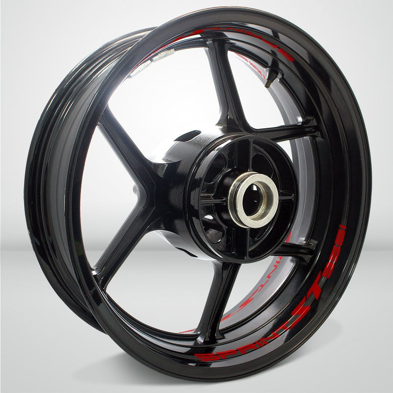 Dual Pack Inner Rim Tape Sticker Decal for Triumph Sprit ST 955i - Motorcycle stickers and decals