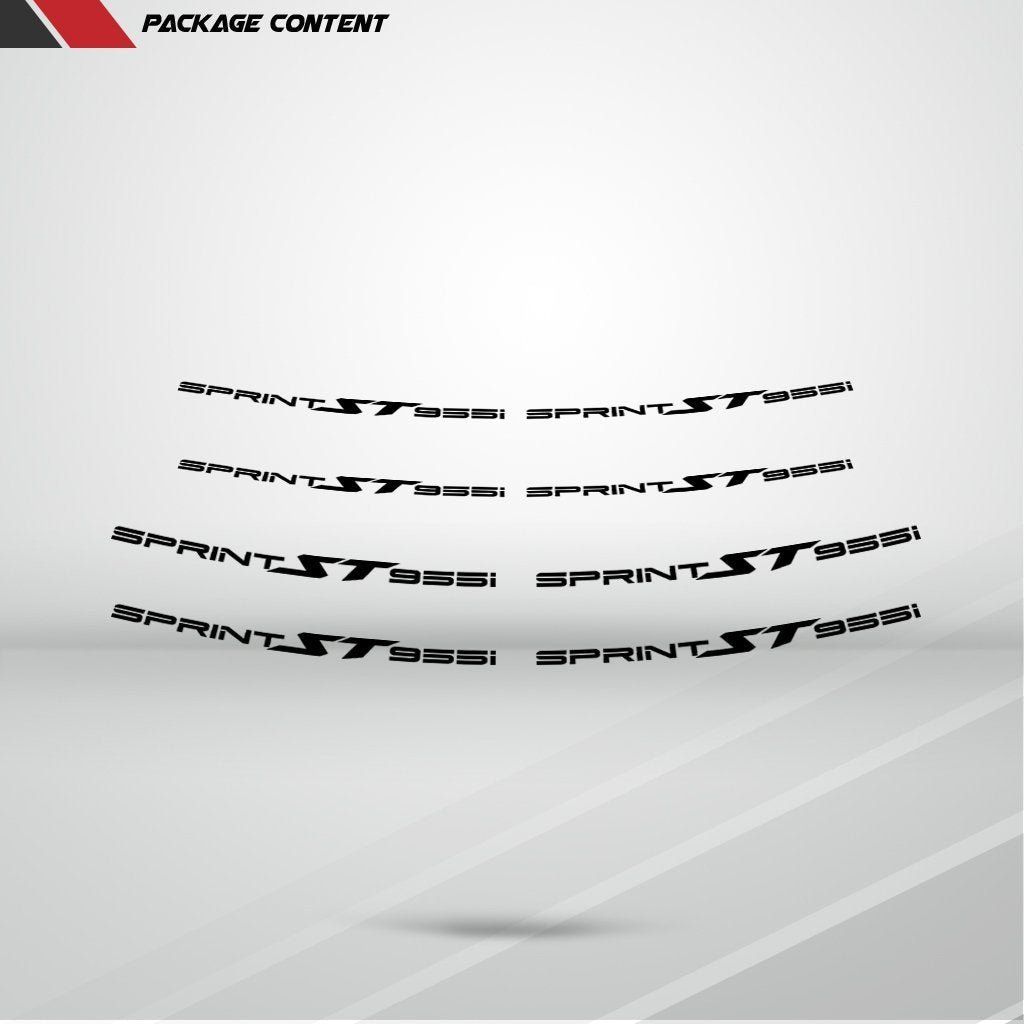 Dual Pack Inner Rim Tape Sticker Decal for Triumph Sprit ST 955i - Motorcycle stickers and decals