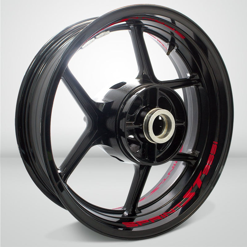 Dual Pack Inner Rim Tape Sticker Decal for Triumph Sprit ST 955i - Motorcycle stickers and decals