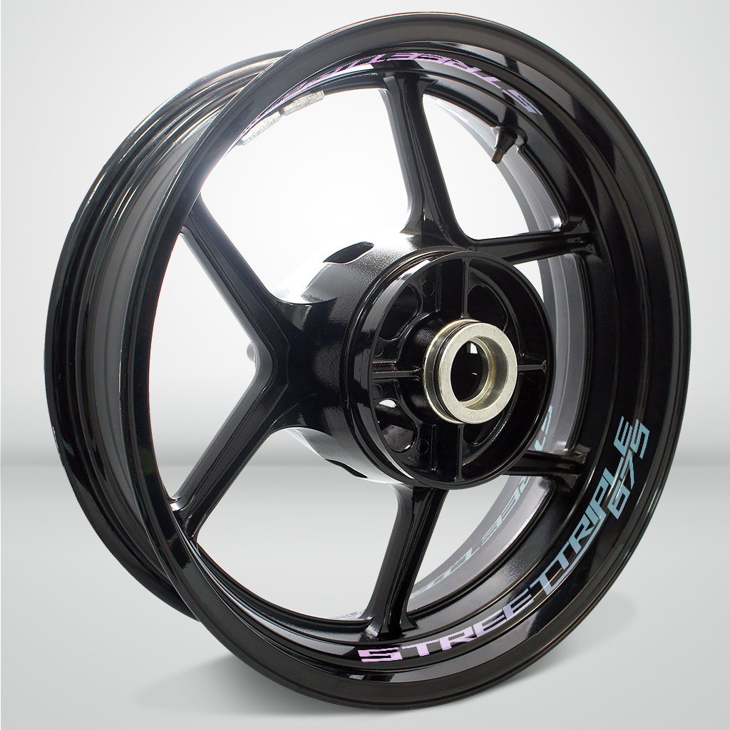 Dual Pack Inner Rim Tape Sticker Decal for Triumph Street Triple 675 - Motorcycle stickers and decals