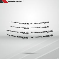 Dual Pack Inner Rim Tape Sticker Decal for Triumph Street Triple 675 - Motorcycle stickers and decals