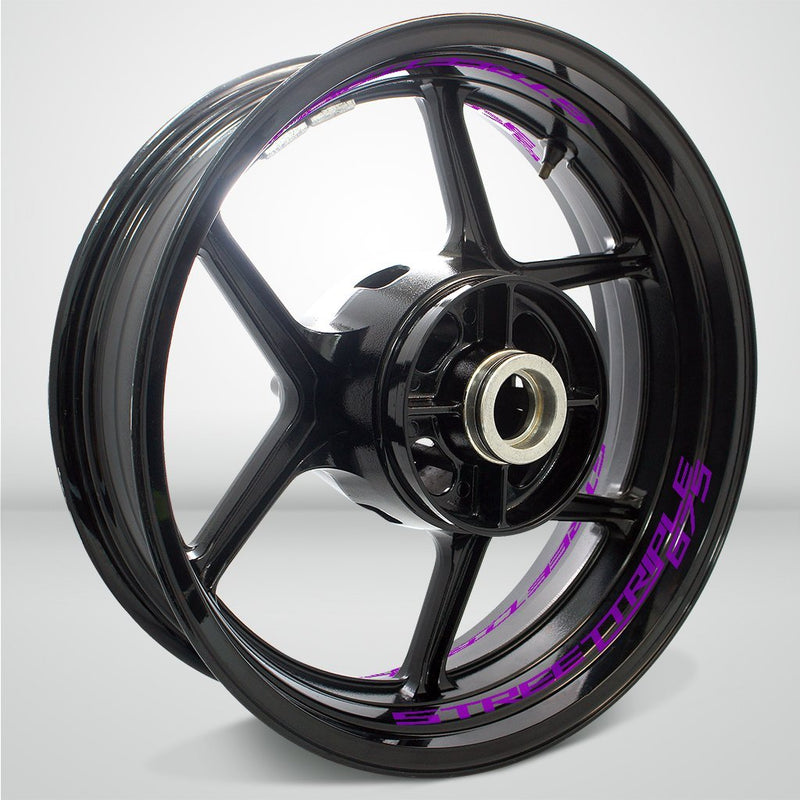 Dual Pack Inner Rim Tape Sticker Decal for Triumph Street Triple 675 - Motorcycle stickers and decals