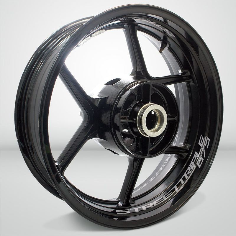 Dual Pack Inner Rim Tape Sticker Decal for Triumph Street Triple 675 - Motorcycle stickers and decals