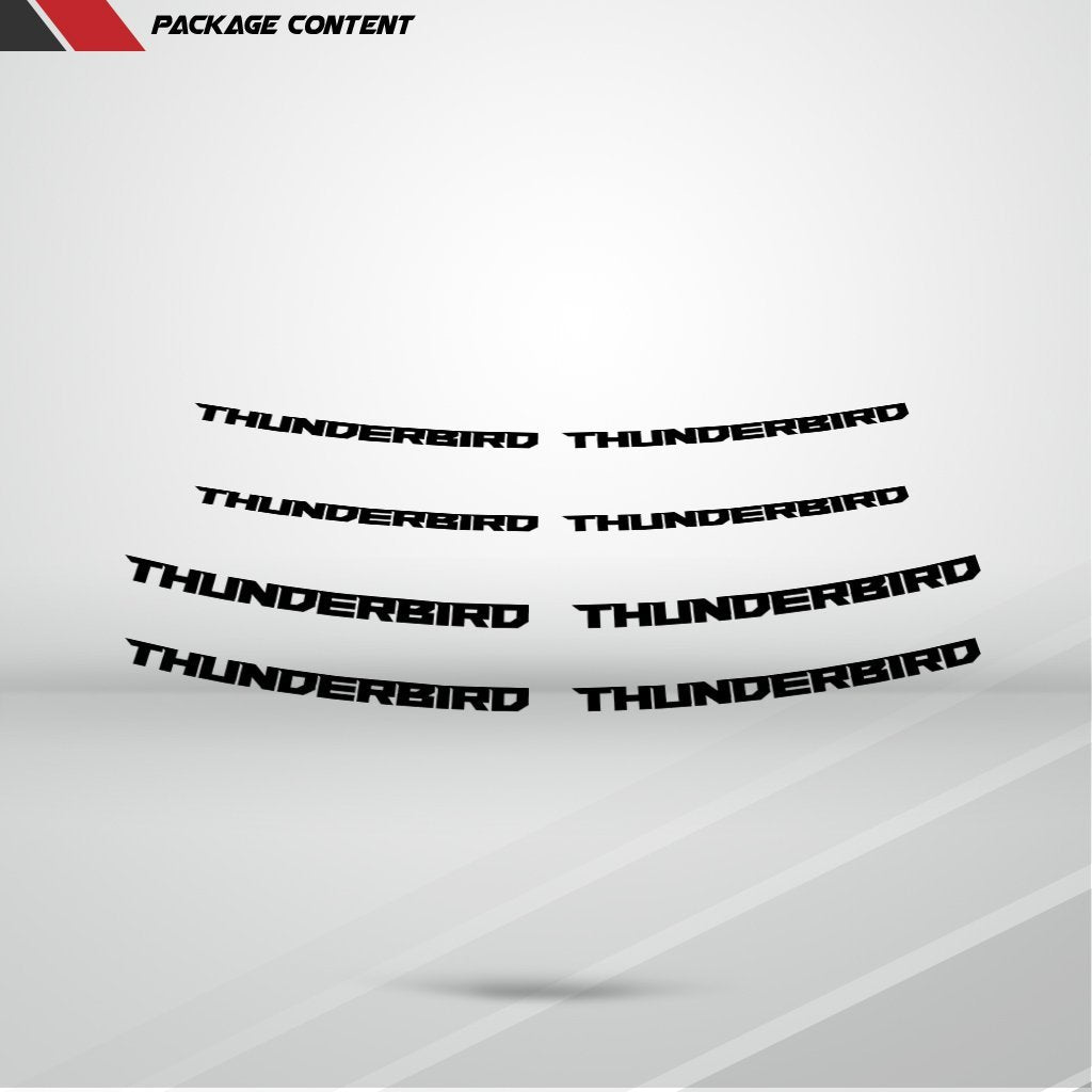 Dual Pack Inner Rim Tape Sticker Decal for Triumph Thunderbird - Motorcycle stickers and decals