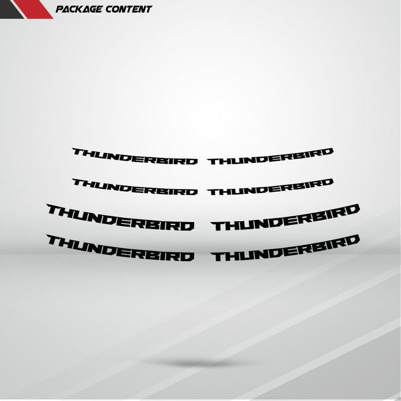 Dual Pack Inner Rim Tape Sticker Decal for Triumph Thunderbird - Motorcycle stickers and decals