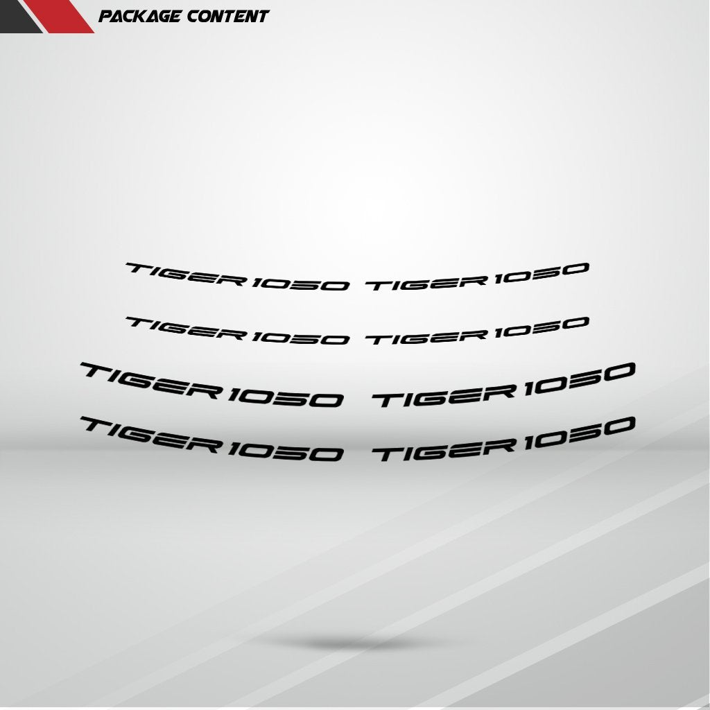 Dual Pack Inner Rim Tape Sticker Decal for Triumph Tiger 1050 - Motorcycle stickers and decals