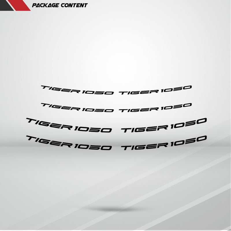 Dual Pack Inner Rim Tape Sticker Decal for Triumph Tiger 1050 - Motorcycle stickers and decals