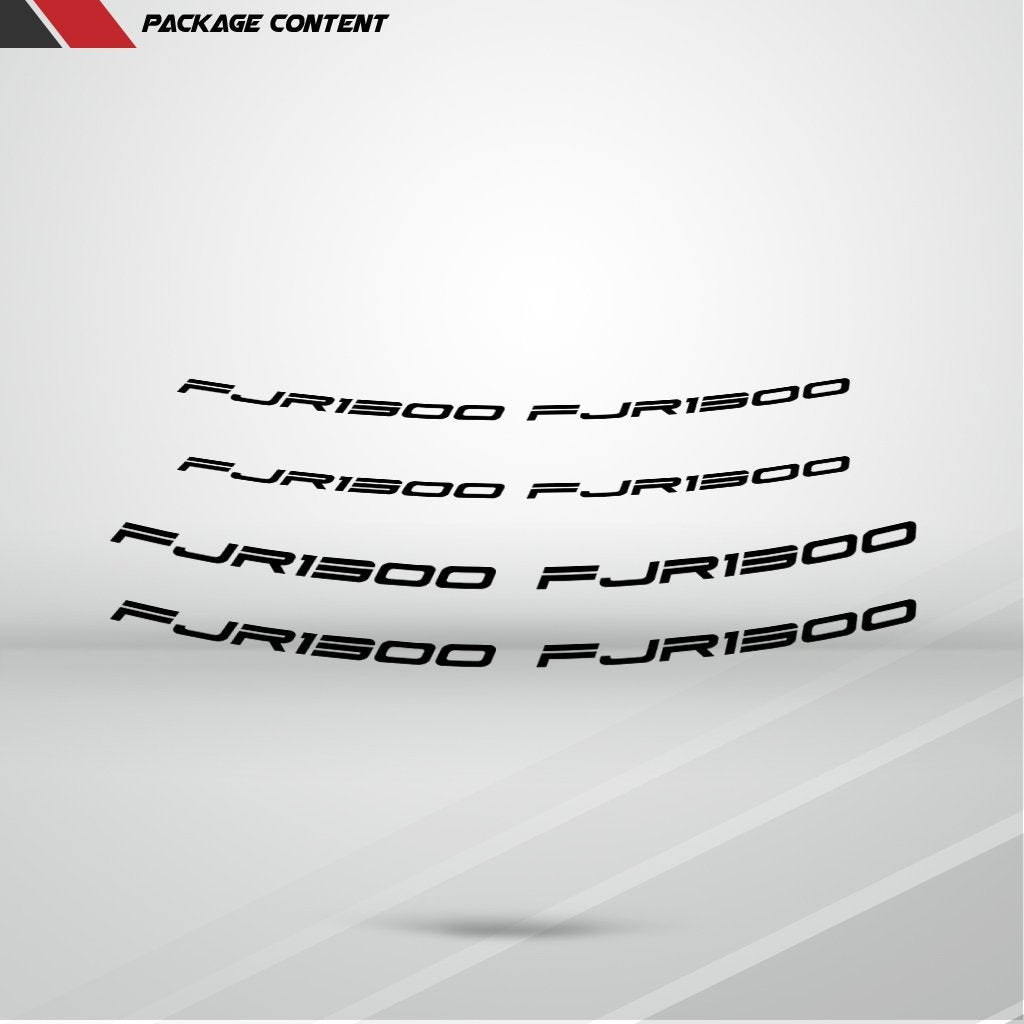 Dual Pack Inner Rim Tape Sticker Decal for Yamaha FJR 1300 - Motorcycle stickers and decals