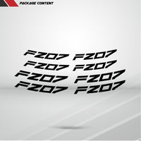 Dual Pack Inner Rim Tape Sticker Decal for Yamaha FZ07 - Motorcycle stickers and decals