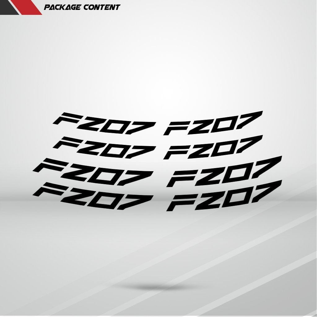 Dual Pack Inner Rim Tape Sticker Decal for Yamaha FZ07 - Motorcycle stickers and decals
