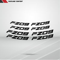 Dual Pack Inner Rim Tape Sticker Decal for Yamaha FZ09 - Motorcycle stickers and decals